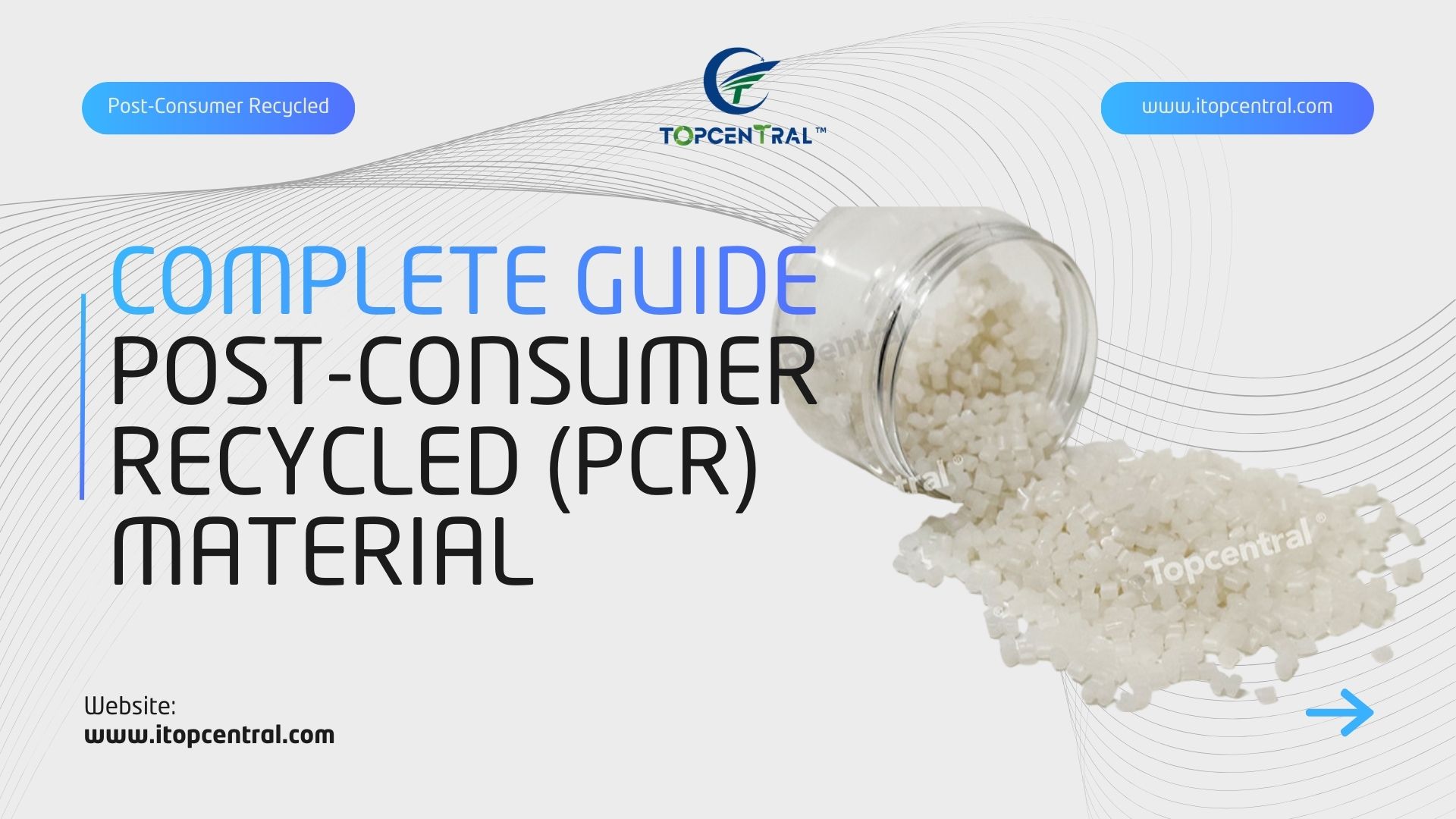 Complete Guide to Post-Consumer Recycled (PCR) Material for Manufacturers cover image