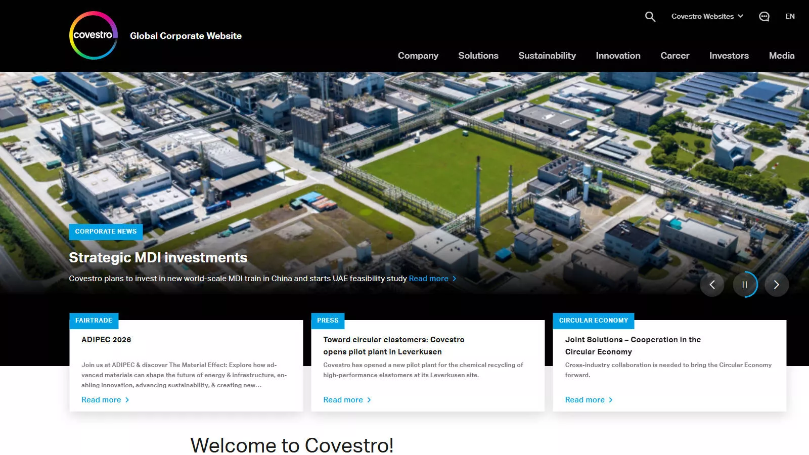Covestro Makrolon polycarbonate resin pellets and engineering plastic materials